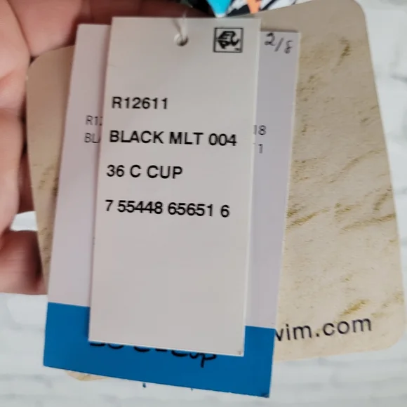 COCO RAVE | Simone halter underwire bra wrap bikini swim bathing suit top - Picture 5 of 12